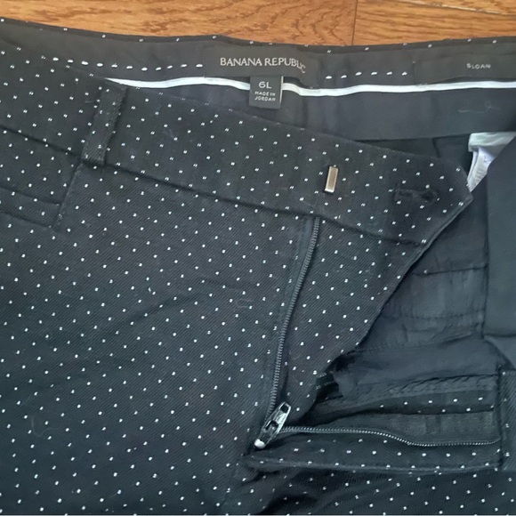 Banana Republic Women’s Black Patterned Dress Pants - Picture 3 of 3